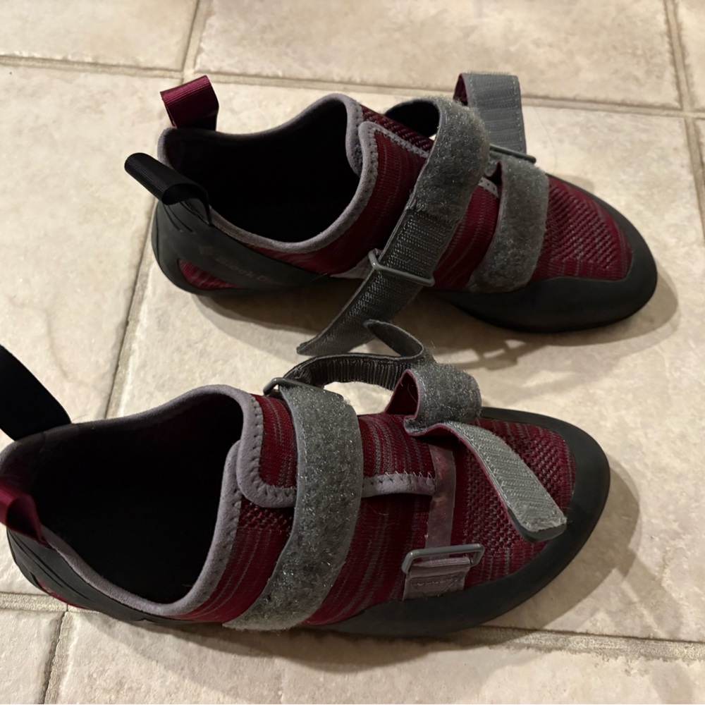 Black Diamond Kids Red and Gray Sneakers